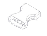 Access 1in Female End Side Squeeze Buckle - 10164