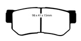 EBC 08-09 Hyundai Azera 3.3 Redstuff Rear Brake Pads - DP31392C
