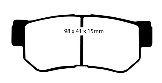 EBC 08-09 Hyundai Azera 3.3 Redstuff Rear Brake Pads - DP31392C