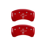 MGP Rear set 2 Caliper Covers Engraved Rear S197/Bar & Pony Yellow finish black ch - 10010RMB1YL