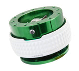 NRG Quick Release Kit - Pyramid Edition - Green Body / Glow In The Dark Pyramid Ring - SRK-210GN/GL