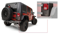 Bushwacker 07-18 Jeep Wrangler Trail Armor Rear Corners - Black - 14010