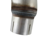 aFe Twisted Steel Delete Down-Pipe and Y-Pipe 2 to 2-1/2in Alum Steel Exhaust 12-16 Jeep Wrangler - 48-06210