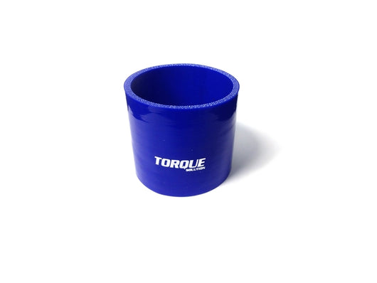 Torque Solution Straight Silicone Coupler: 4in Blue Universal - TS-CPLR-S4BL