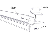 Access Slide In Hook Replacement Kit 1-1/2in x 17 ft w/ 4 screws - 30474