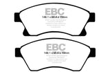 EBC 11+ Chevrolet Cruze 1.4 Turbo (10.9 inch front rotor) Yellowstuff Front Brake Pads - DP42065R