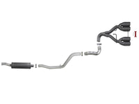aFe Rebel Series 2.5in. 304 SS C/B Exhaust System 2018 Jeep Wrangler (JL) V6-3.6L - Black Tip - 49-38071-B