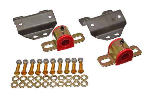 Energy Suspension 67-72 Dodge Dart / 65-69 Charger Red 7/8in Greasable Bushing Adapter Kit - 5.5134R
