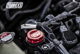 Turbo XS 2016+ Honda Civic Red Oil Cap - txs-HC-OC-RED-SI