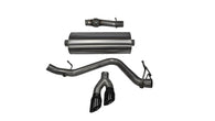 Corsa 14 GMC Sierra/Chevy Silv 1500 Reg. Cab/Std. Bed 5.3L V8 Black Sport Single Side CB Exhaust - 14871BLK