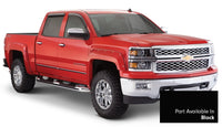 Bushwacker 16-18 Chevy Silverado 1500 Fleetside Pocket Style Flares 4pc 78.8/97.8in Bed - Black - 40957-34