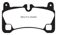 EBC 08 Porsche Cayenne 4.8 Turbo Yellowstuff Rear Brake Pads - DP41836R