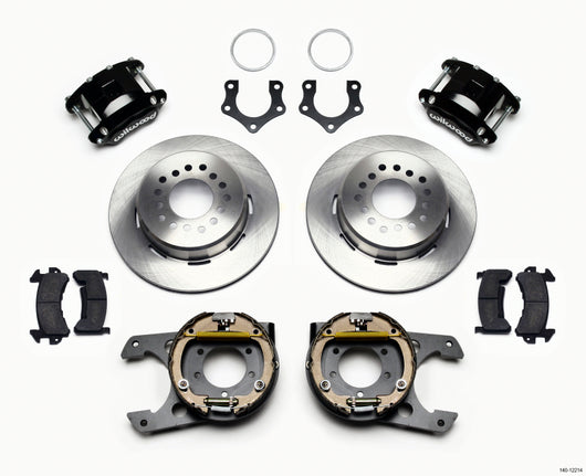 Wilwood D154 P/S Park Brake Kit Mopar/Dana 2.36in Off w/Snap Ring Brng - 140-12214