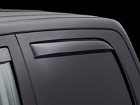 WeatherTech 09+ Dodge Ram 1500 Rear Side Window Deflectors - Dark Smoke - 81503