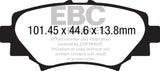 EBC 14+ Mazda 3 2.0 (Japan Build) Ultimax2 Rear Brake Pads - UD1729