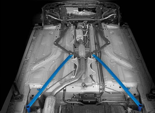Cusco Power Brace Lower Rear Side FD2 Civic Si (Sedan ONLY) *requires drillING on sedan models* - 329 492 RS