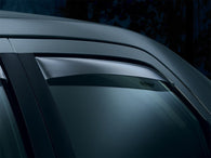 WeatherTech 05-13 Toyota Tacoma Access Cab Rear Side Window Deflectors - Light Smoke - 77389