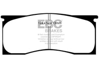 EBC 65-69 Dodge Dart 2.8 Yellowstuff Front Brake Pads - DP41157R