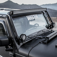 Westin/Snyper 07-17 Jeep Wrangler Snyper Overhead Light Hoop - Textured Black - 62-41005