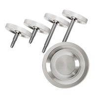 DV8 Offroad 2007-2018 Jeep JK 2 Door Billet Door Surround Knobs - D-JP-180027-BL