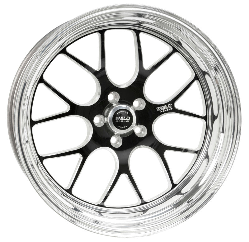 Weld S77 20x9.5 / 5x4.5 BP / 5.3in. BS Black Wheel (High Pad) - Non-Beadlock - 77HB0095A53A