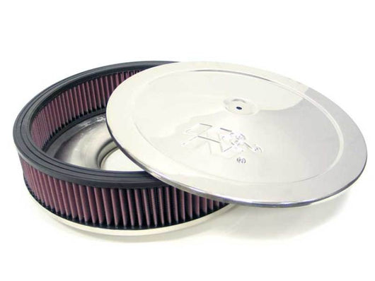 K&N Marine 8in ID x 9in OD x 3in H Round Straight Flame Arrestor - 59-3262