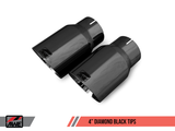 AWE Tuning S550 Mustang GT Cat-back Exhaust - Track Edition (Diamond Black Tips) - 3020-33030