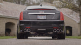 Stainless Works 2016-18 Cadillac CTS-V Sedan Catback System Resonated X-Pipe Dual-Mode Mufflers - CTSV16CB
