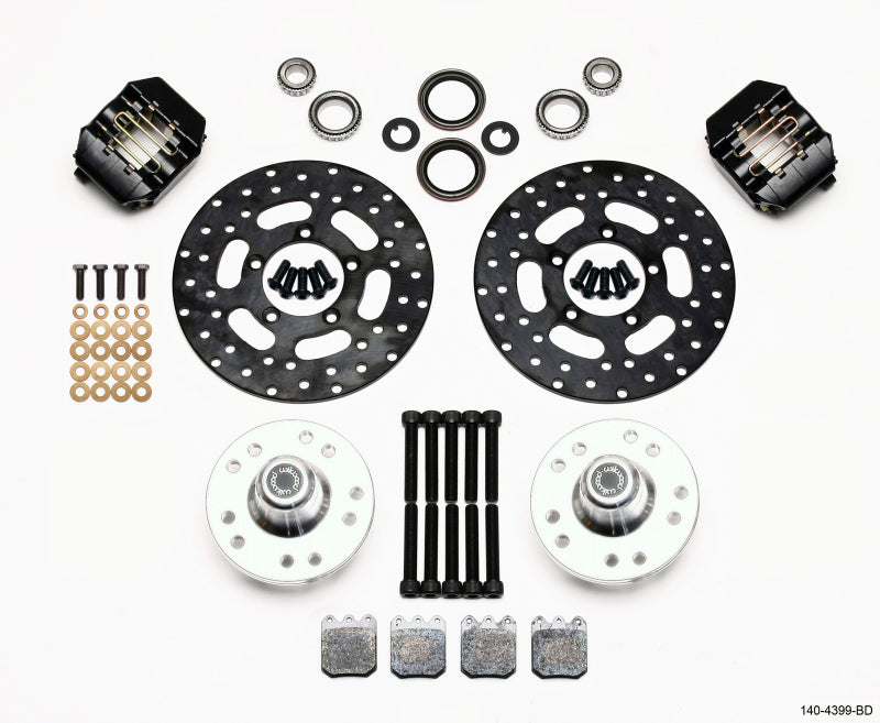 Wilwood Dynalite Single Front Drag Kit Drilled Rotor Chassis Eng. Strut - 140-4399-BD