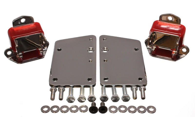 Energy Suspension Ls Conversion Mtr Mount Set  - Red - 3.1149R