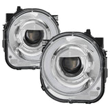 xTune 15-17 Jeep Renegade Light Bar DRL Projector Headlights -Chrome (PRO-JH-JREN-LBDRL-C) - 9039737