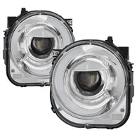 xTune 15-17 Jeep Renegade Light Bar DRL Projector Headlights -Chrome (PRO-JH-JREN-LBDRL-C) - 9039737