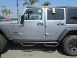 RBP RX-7 Step Bars 07-17 Jeep Wrangler JK (4-Door) - Black - RBP-509B-RX7