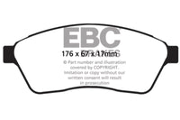 EBC 10-11 Cadillac SRX 2.8 Turbo Greenstuff Front Brake Pads - DP21859