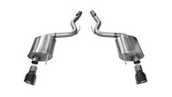 Corsa 2015 Ford Mustang GT 5.0 3in Axle Back Exhaust Black Dual Tips (Touring) - 14329BLK