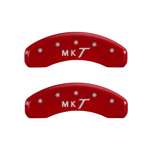 MGP 4 Caliper Covers Engraved Front Lincoln Engraved Rear MKT Yellow finish black ch - 36015SLMTYL