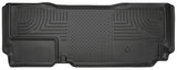 Husky Liners 11-15 Ford F250/F350/F450 Super Duty Ext Cab WeatherBeater Black 2nd Seat Floor Liners - 19721