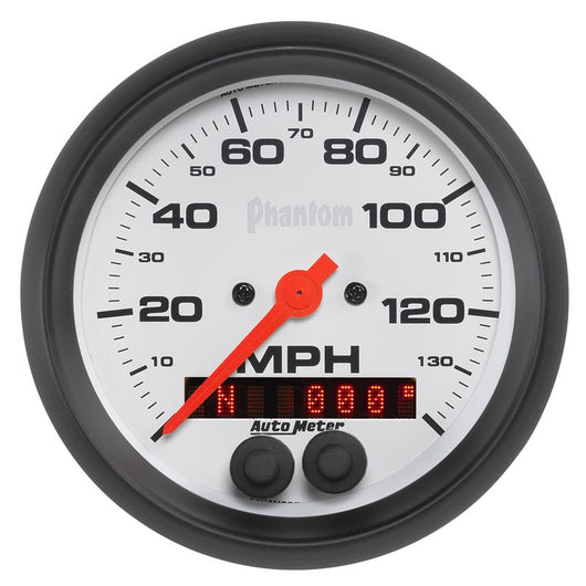 Autometer Phantom 3-3/8in 140 MPH In-Dash Full Sweep Speedometer w/ GPS Rally Nav Display - 5880