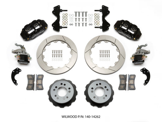Wilwood Narrow Superlite 4R / MC4 Rear Kit 12.88 Currie Pro-Tour Unit Bearing Floater - 140-14262