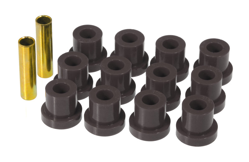 Prothane 55 Chevy Full Rear Spring Bushings - Black - 7-1022-BL