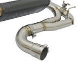 aFe MACHForce XP Exhausts Axle-Back 12-15 BMW 335i 3.0T (SS w/Black Tips) - 49-36336-B