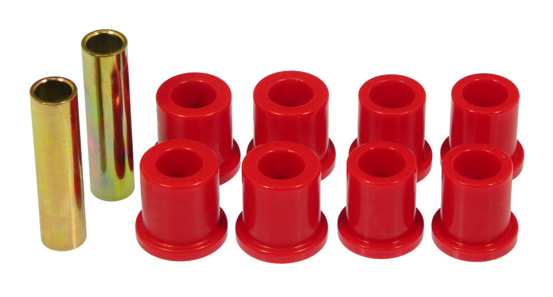 Prothane 73-81 Ford F100/150 Rear Frame Shackle Bushings - Red - 6-807