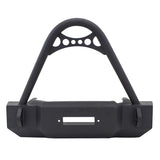 Westin/Snyper 07-17 Jeep JK Scope Stubby Front Bumper w/Stinger - Textured Black - 59-6515-12JKX5