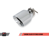 AWE Tuning Mk5 Jetta 2.0T - GLI Track Edition Exhaust - Polished Silver Tips - 3020-22030