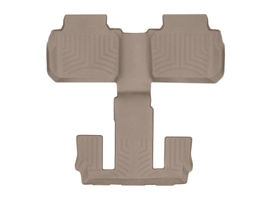WeatherTech 2017 GMC Acadia Rear FloorLiner - Tan (2nd Row Bucket Seats Only) - 4510803