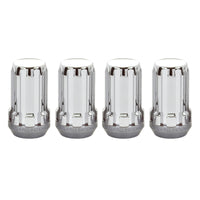 McGard SplineDrive Lug Nut (Cone Seat) M14X1.5 / 1.648in. Length (4-Pack) - Chrome (Req. Tool) - 65315