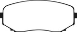EBC 11-14 Ford Edge 2.0 Turbo Greenstuff Front Brake Pads - DP21794
