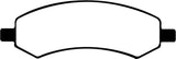 EBC 06-09 Chrysler Aspen 4.7 Greenstuff Front Brake Pads - DP61738