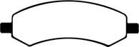 EBC 06-09 Chrysler Aspen 4.7 Yellowstuff Front Brake Pads - DP41738R