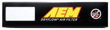 AEM 16-17 Honda Pilot V6-3.5L F/l DryFlow Air Filter - 28-50041